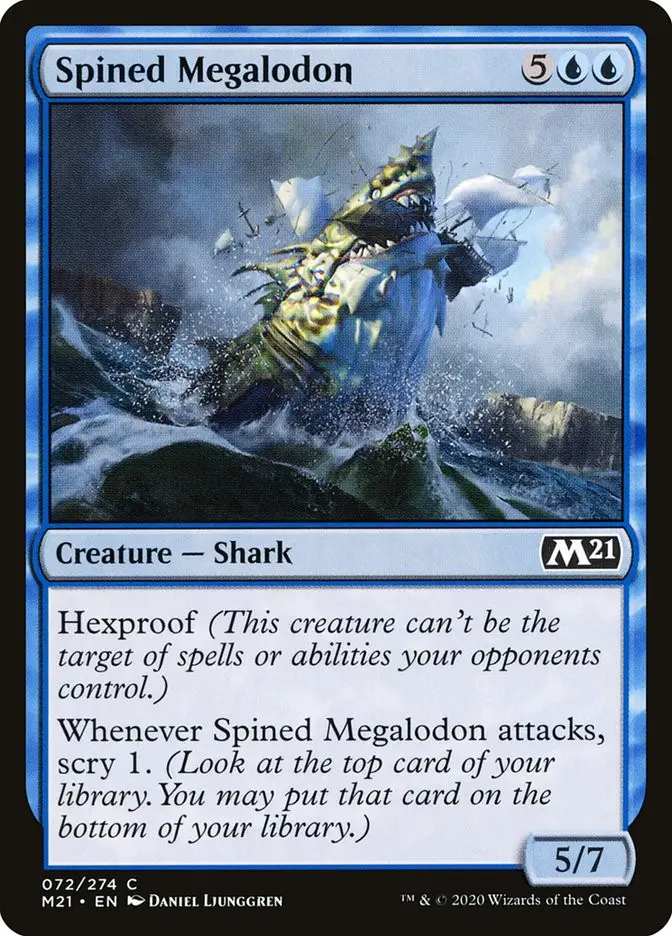 Spined Megalodon (Core Set 2021)