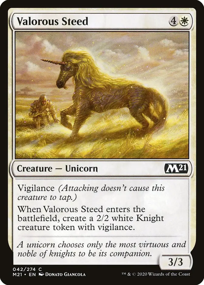 Valorous Steed (Core Set 2021)