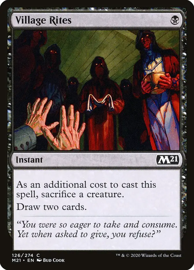 Village Rites (Core Set 2021)