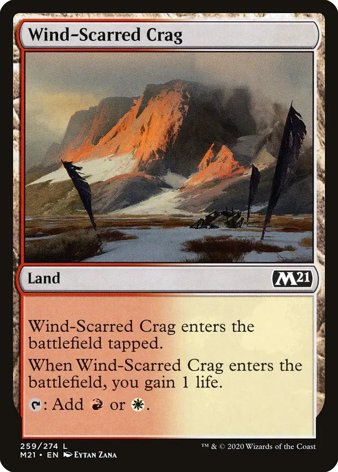 Wind Scarred Crag (Core Set 2021)