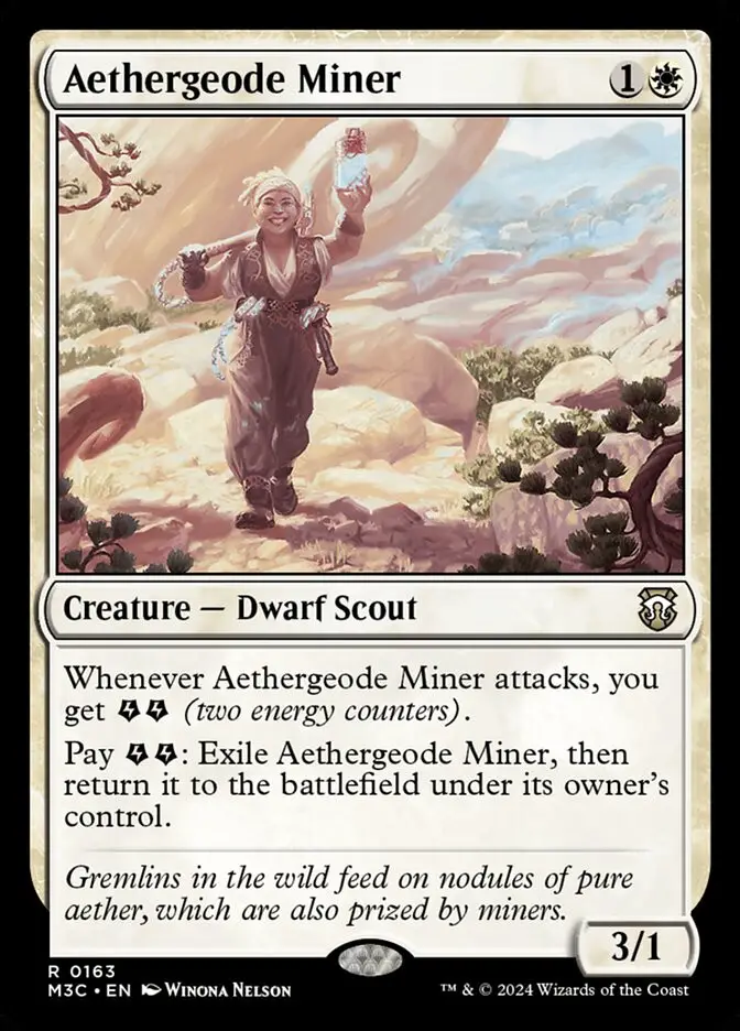 Aethergeode Miner (Modern Horizons 3 Commander)