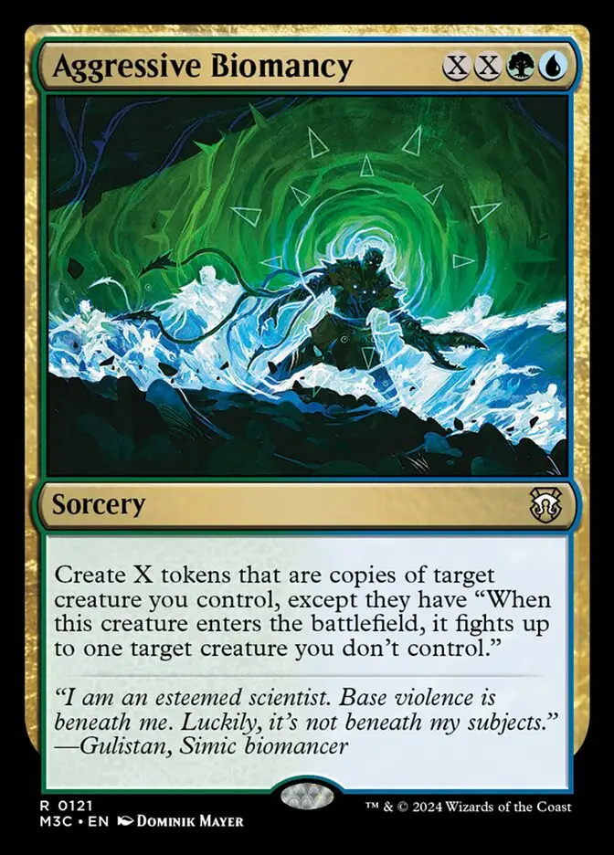Aggressive Biomancy (Modern Horizons 3 Commander)
