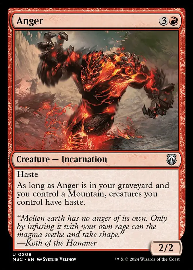 Anger (Modern Horizons 3 Commander)