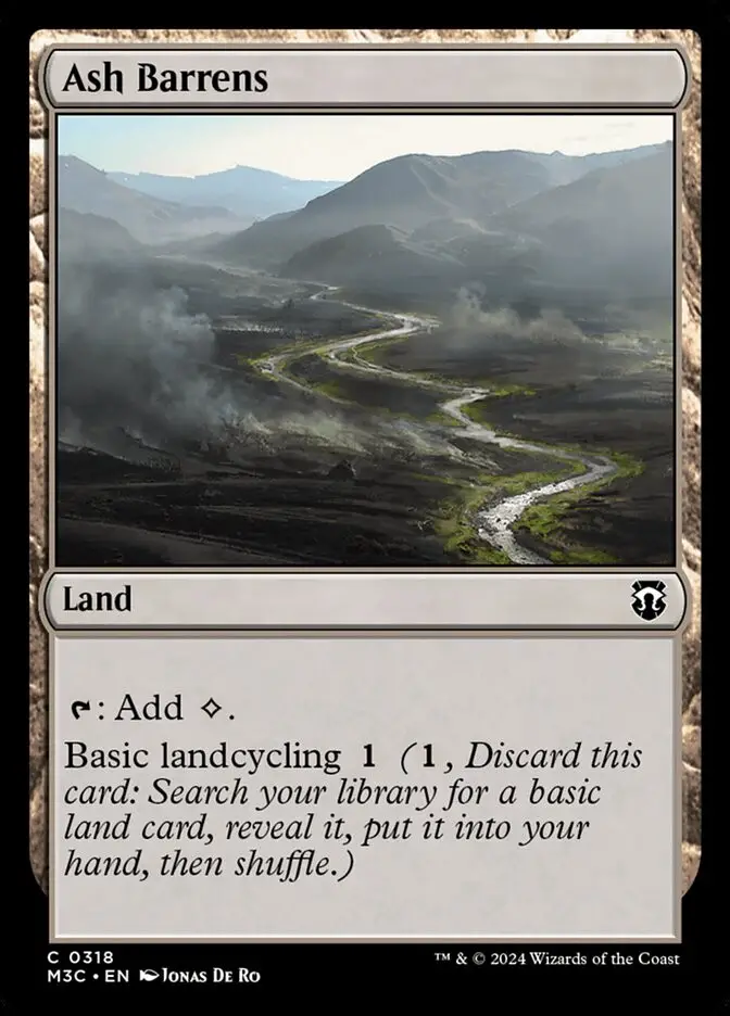 Ash Barrens (Modern Horizons 3 Commander)