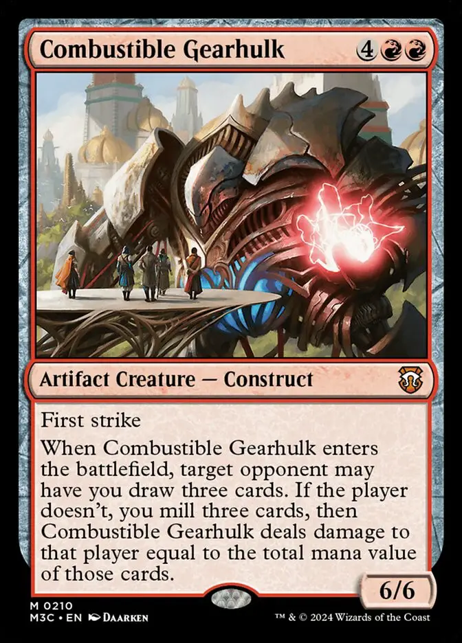 Combustible Gearhulk (Modern Horizons 3 Commander)