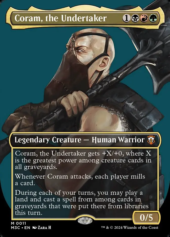 Coram  the Undertaker (Modern Horizons 3 Commander)