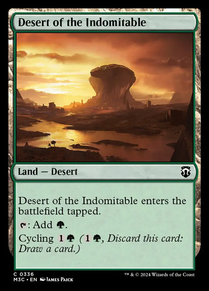 Desert of the Indomitable (Modern Horizons 3 Commander)