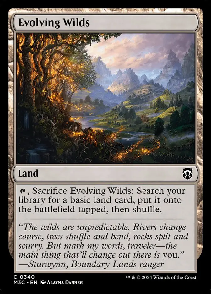 Evolving Wilds (Modern Horizons 3 Commander)