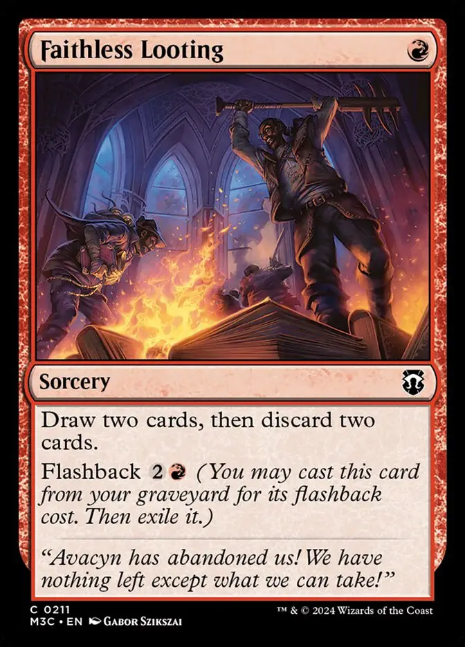 Faithless Looting (Modern Horizons 3 Commander)