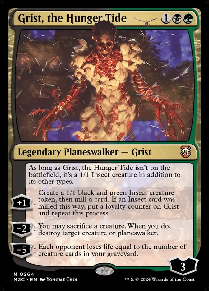 Grist  the Hunger Tide (Modern Horizons 3 Commander)