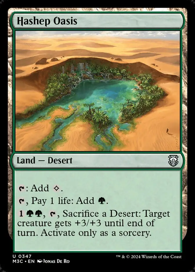 Hashep Oasis (Modern Horizons 3 Commander)