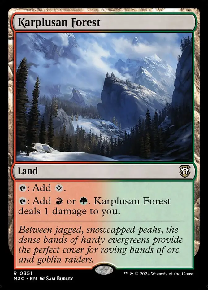 Karplusan Forest (Modern Horizons 3 Commander)