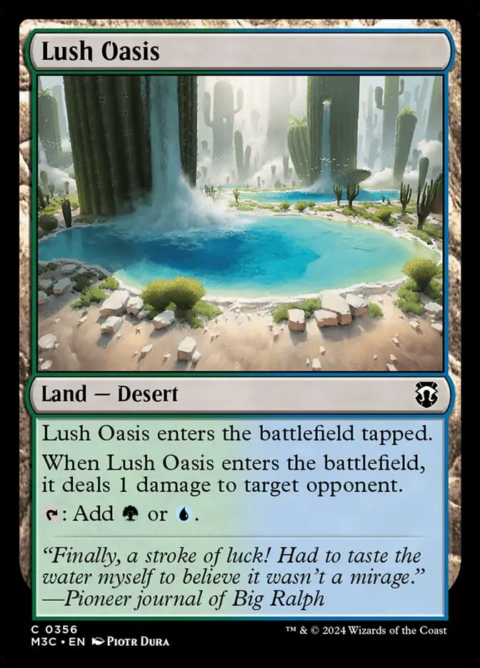 Lush Oasis (Modern Horizons 3 Commander)