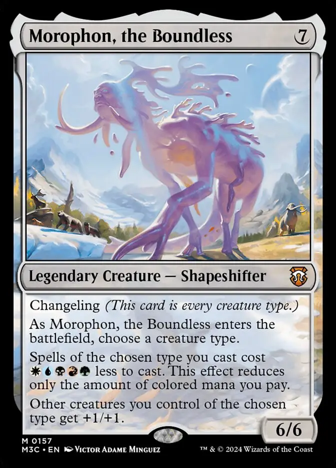 Morophon  the Boundless (Modern Horizons 3 Commander)