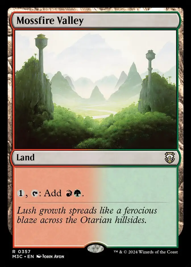 Mossfire Valley (Modern Horizons 3 Commander)