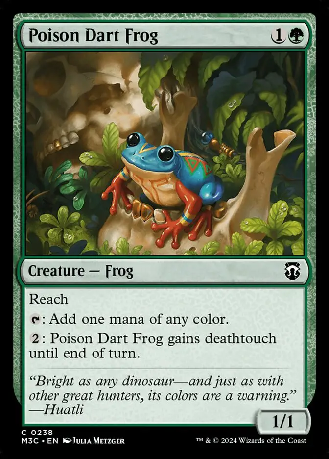 Poison Dart Frog (Modern Horizons 3 Commander)