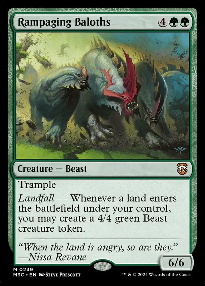 Rampaging Baloths (Modern Horizons 3 Commander)