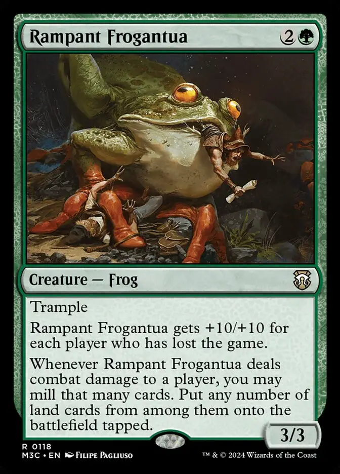 Rampant Frogantua (Modern Horizons 3 Commander)