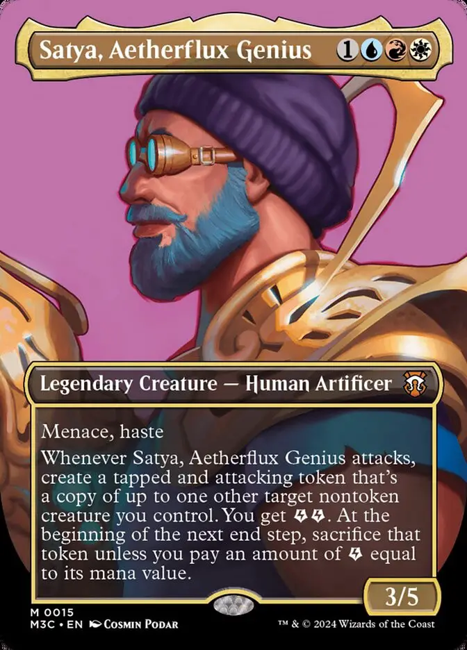 Satya  Aetherflux Genius (Modern Horizons 3 Commander)