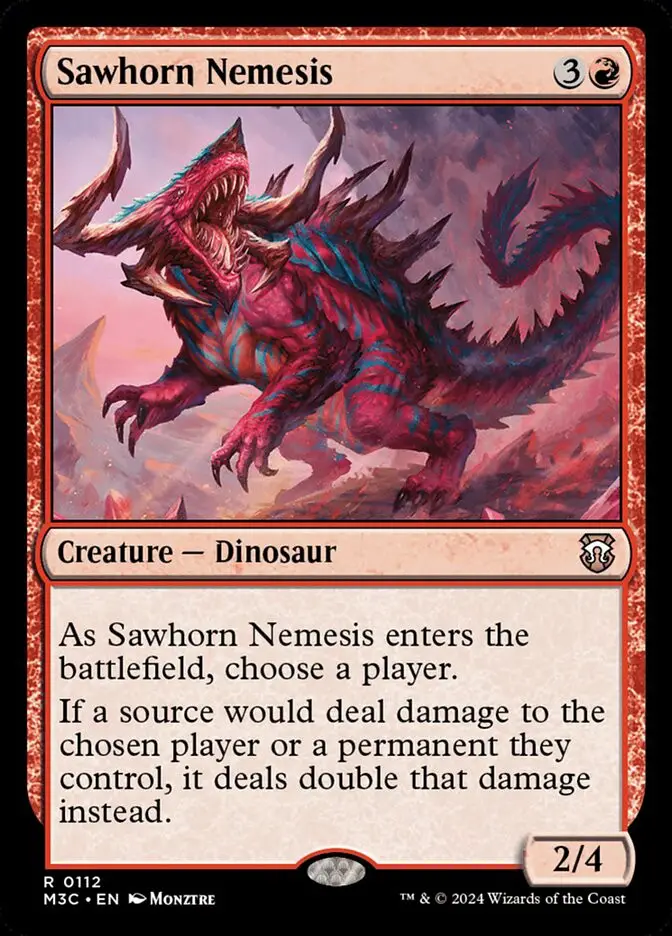 Sawhorn Nemesis (Modern Horizons 3 Commander)