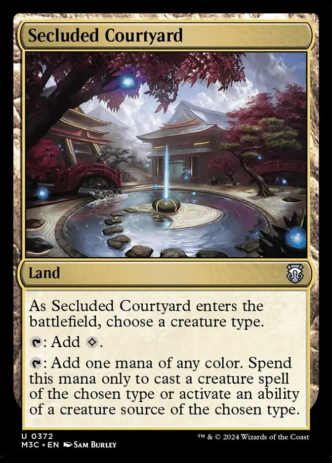 Secluded Courtyard (Modern Horizons 3 Commander)