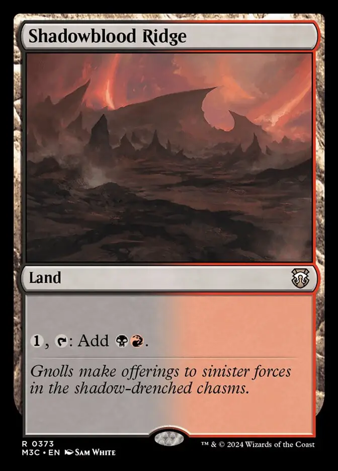 Shadowblood Ridge (Modern Horizons 3 Commander)