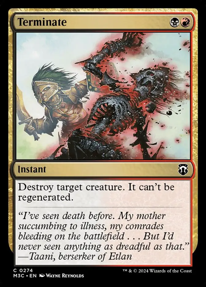 Terminate (Modern Horizons 3 Commander)