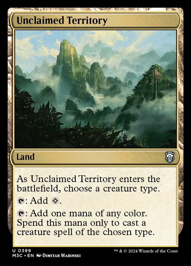 Unclaimed Territory (Modern Horizons 3 Commander)
