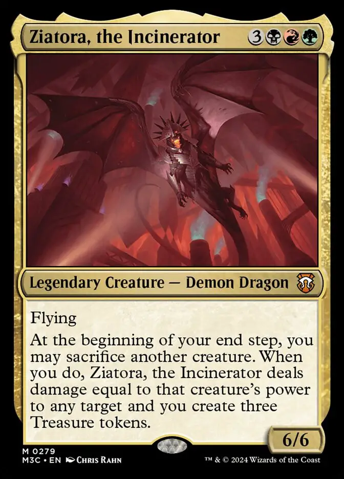 Ziatora  the Incinerator (Modern Horizons 3 Commander)