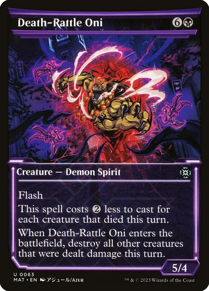 Death Rattle Oni (March of the Machine: The Aftermath)