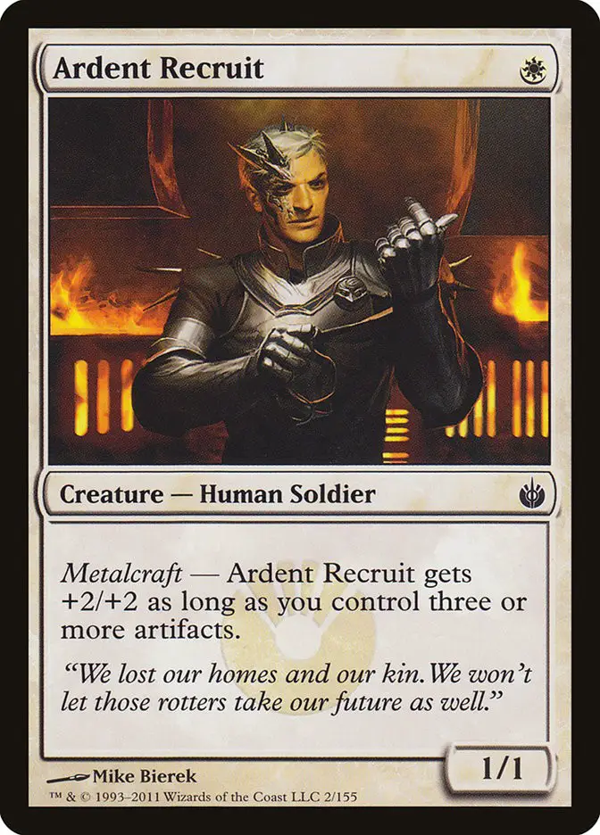 Ardent Recruit (Mirrodin Besieged)