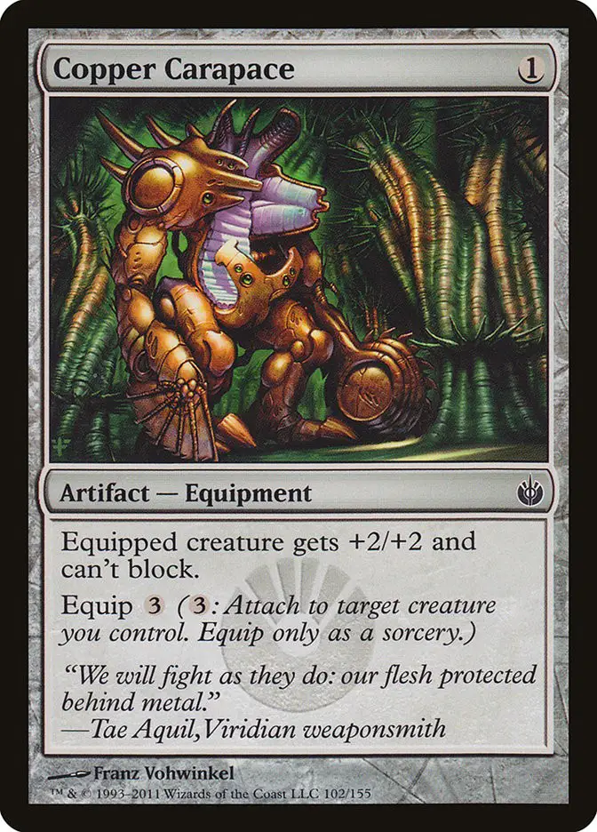 Copper Carapace (Mirrodin Besieged)