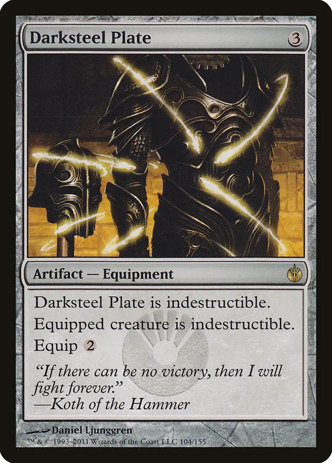 Darksteel Plate (Mirrodin Besieged)