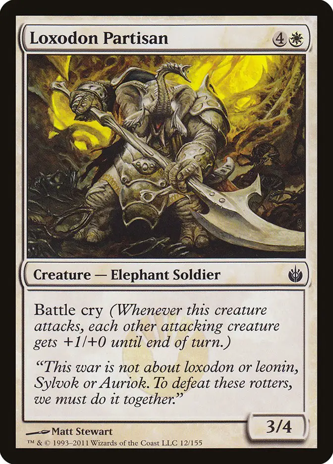 Loxodon Partisan (Mirrodin Besieged)