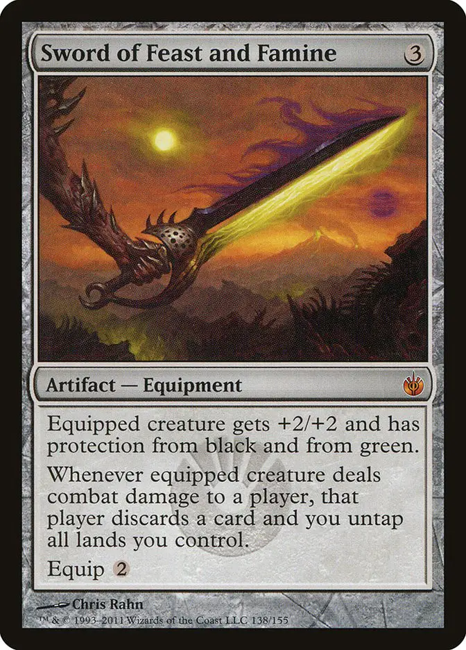 Sword of Feast and Famine (Mirrodin Besieged)
