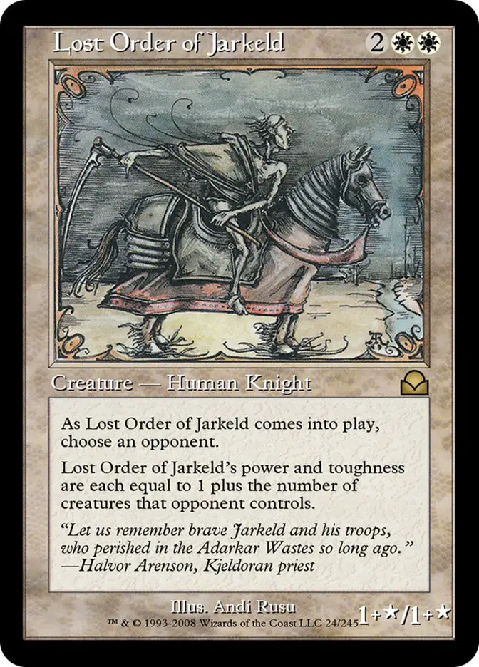 Lost Order of Jarkeld (Masters Edition II)