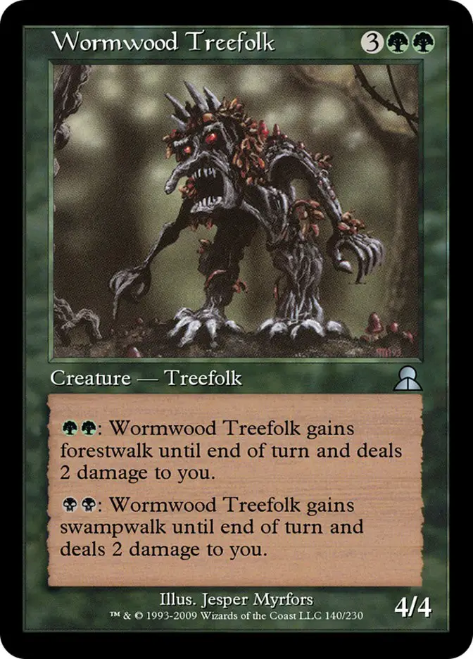 Wormwood Treefolk (Masters Edition III)