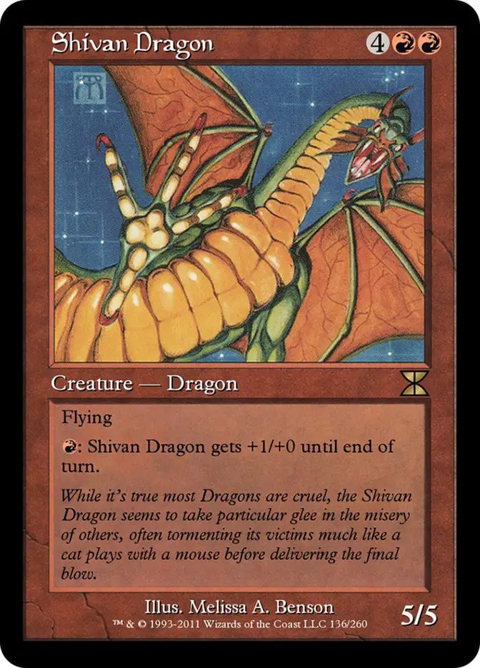 Shivan Dragon (Masters Edition IV)