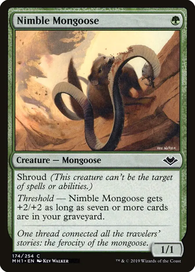 Nimble Mongoose (Modern Horizons)