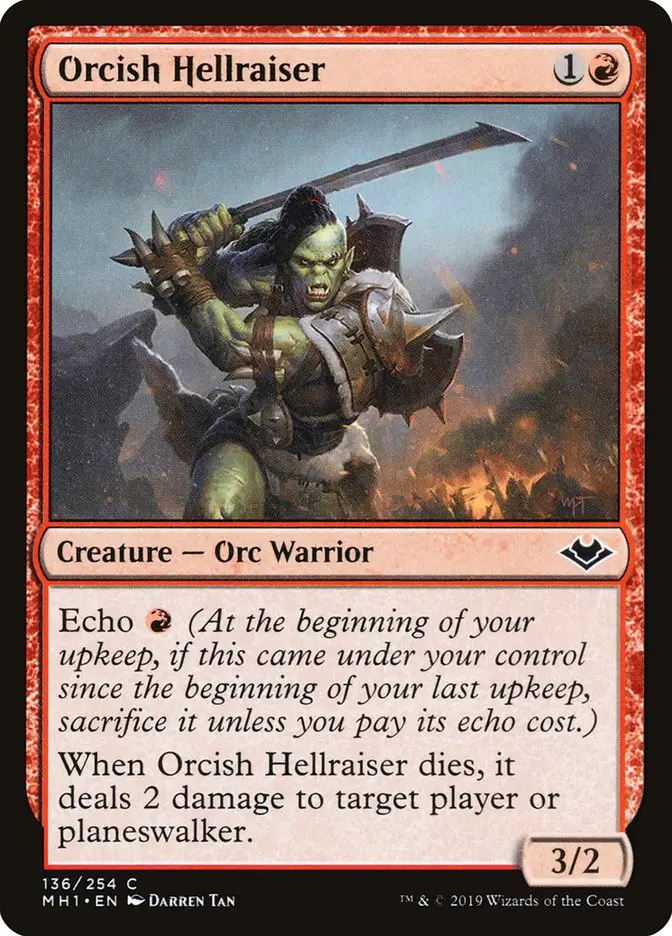 Orcish Hellraiser (Modern Horizons)