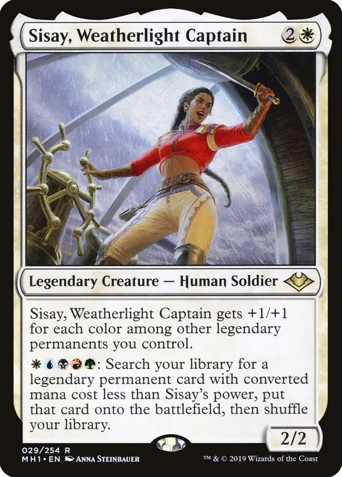 Sisay  Weatherlight Captain (Modern Horizons)
