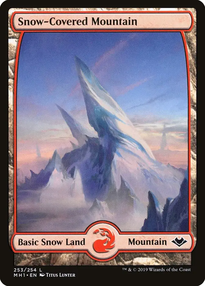Snow Covered Mountain (Modern Horizons)