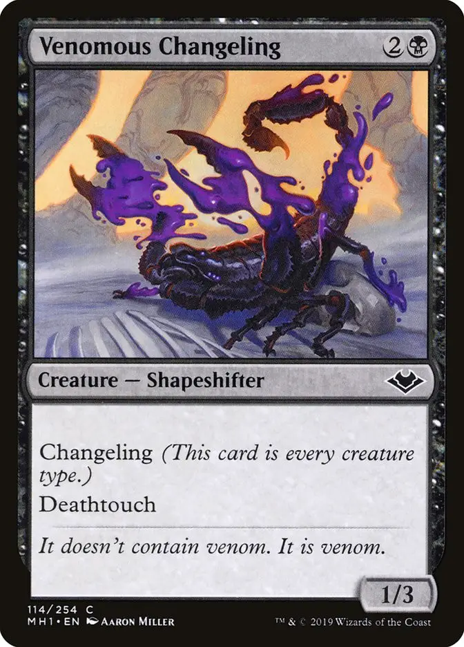 Venomous Changeling (Modern Horizons)