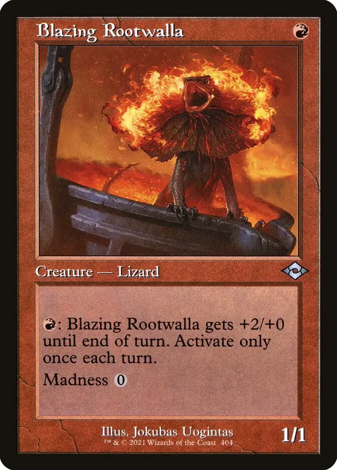Blazing Rootwalla (Modern Horizons 2)