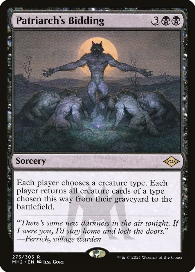Patriarch s Bidding (Modern Horizons 2)
