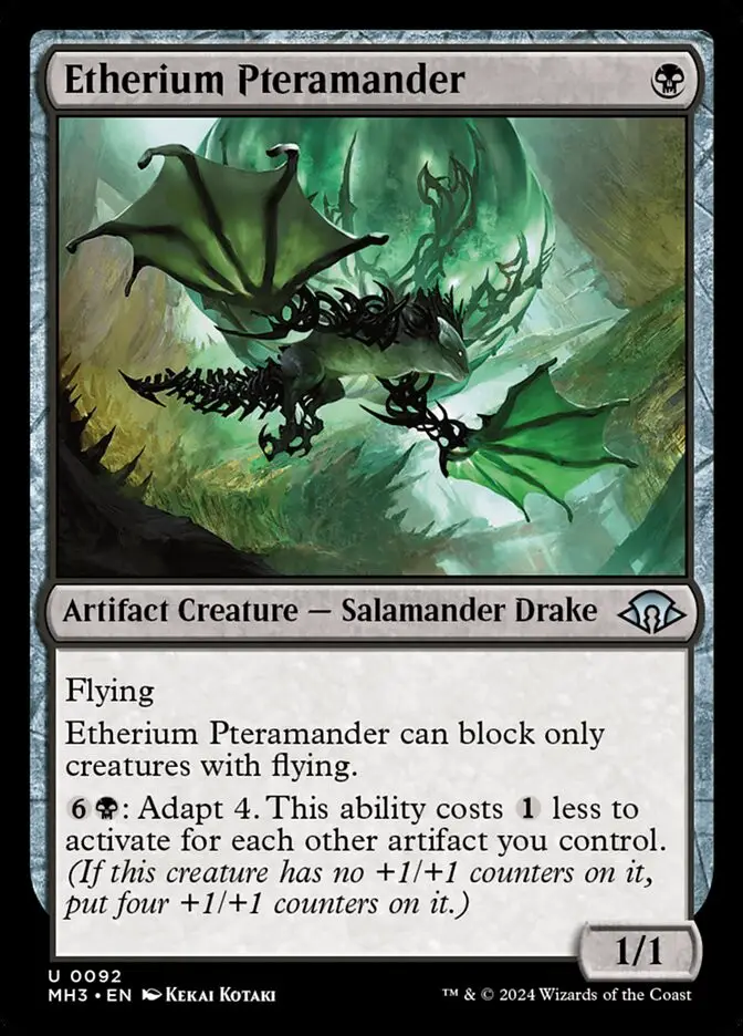 Etherium Pteramander (Modern Horizons 3)