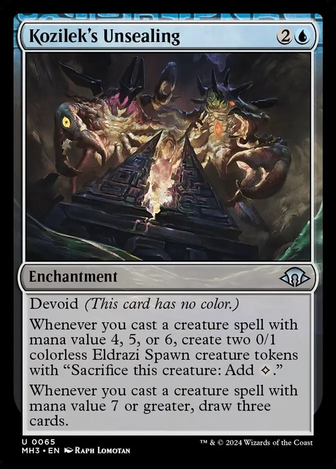 Kozilek s Unsealing (Modern Horizons 3)