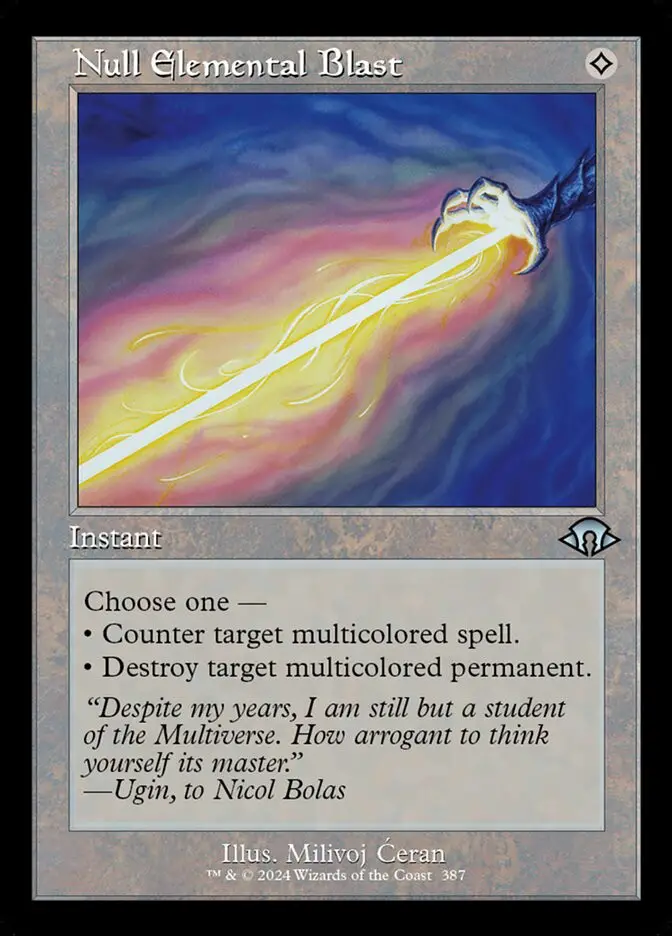 Null Elemental Blast (Modern Horizons 3)