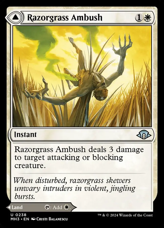 Razorgrass Ambush    Razorgrass Field (Modern Horizons 3)
