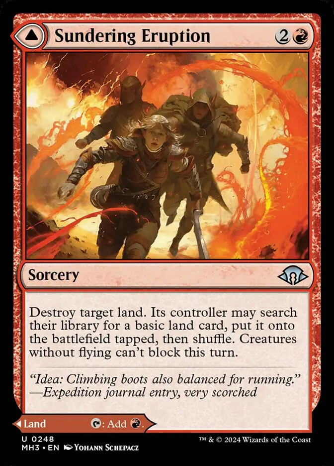 Sundering Eruption    Volcanic Fissure (Modern Horizons 3)